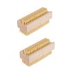 Redecker Tampico Fiber Nail Brush with Untreated Maple Wood Handle, Set of 2, 3-3/4 Inches view 1
