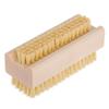 Redecker Tampico Fiber Nail Brush with Untreated Maple Wood Handle, Set of 2, 3-3/4 Inches view 2