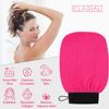 Clarial Exfoliating Body Scrub for Bath and Shower Use - Face Scrubber and Body Exfoliator Mitt, Dead Skin Remover - Exfoliating Glove Shower Scrub for Men and Women - Pair Pink view 3