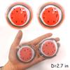 Reusable Gel Eye Ice Pack, Round Eye Cold Pads, Cooling Eye Masks for Eye Strain, Eye Swelling, Eye Redness, Puffy Eyes, Dark Circles, Smooth Fine Lines, and Eye Recover Surgery (Watermelon  4PCS) view 2