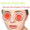 Reusable Gel Eye Ice Pack, Round Eye Cold Pads, Cooling Eye Masks for Eye Strain, Eye Swelling, Eye Redness, Puffy Eyes, Dark Circles, Smooth Fine Lines, and Eye Recover Surgery (Watermelon  4PCS) view 3