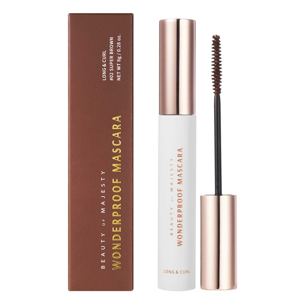 BOM COSMETICS Wonderproof Mascara Long & Curl #02 Super Brown 0.28 oz.