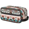 Pardick Aztec Ethnic Aztec Geometric Travel Toiletry Bag for Women Men Organizer Cosmetic Makeup Bag Waterproof Lightweight Shaving Bag Dopp Kit Large Capacity for Toiletries and Shaving Accessories view 1
