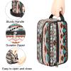Pardick Aztec Ethnic Aztec Geometric Travel Toiletry Bag for Women Men Organizer Cosmetic Makeup Bag Waterproof Lightweight Shaving Bag Dopp Kit Large Capacity for Toiletries and Shaving Accessories view 3