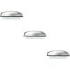 KALLORY 3pcs Professional Stainless Steel Nail Brush Flexible Bristles for Easy Cleaning for Nail Care Kitchen Use Compact Design for Travel Multi-purpose for Vegetables Shoes view 1