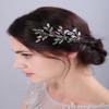 JWICOS Bridal Wedding Crystal Hair Pins Bride Hair Pieces Wedding Hair Accessories for Women and Girls Pack of 3 (Blue silver) view 2