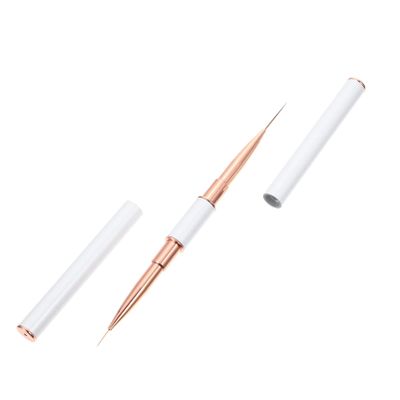 Beaupretty Double Nail Art Liner Pen Ultra-fine Brush for Nail Painting Design Compact Manicure Tool Color