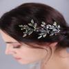 JWICOS Bridal Wedding Crystal Hair Pins Bride Hair Pieces Wedding Hair Accessories for Women and Girls Pack of 3 (AB color) view 2