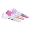 Beavorty 3pcs Makeup Brush Dual-use Manicure and Loose Powder Brushes Unique Handles for Women Lightweight and for Beauty and Makeup Application view 4