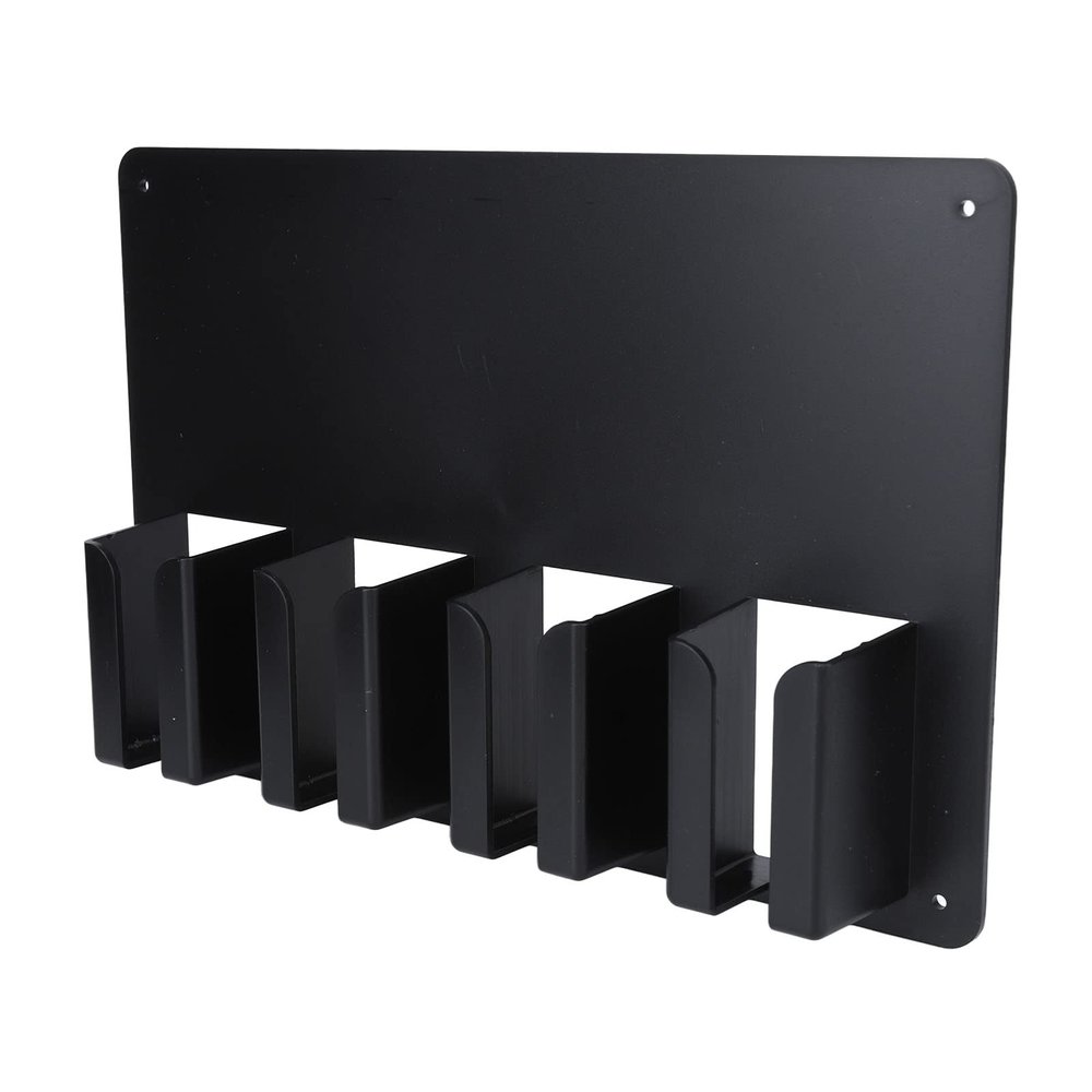ZJchao Hair Clipper Holder, Wall Mount Large Storage Space Hair Clipper Storage Rack Barber Work Station Clipper Holder for Home Hair Salon