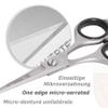 3 Swords Germany  professional NOSTRIL NOSE and EAR HAIR SCISSORS trimmer, stainless steel, straight blade rounded tip with black case for men and women view 3