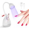 SAVILAND Rechargeable Nail Led Lamp - 36W Mini U V Light for Gel Nails with Nail Brush Holder Gel Nail Lamp and Flash Cure Light for Nails Portable U V Lamp for Resin Curing for Home DIY Nail Salon view 1