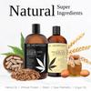 Hair Growth Shampoo and Conditioner Set for Thinning Hair and Hair Loss for Men and Women 17 oz - Hemp Oil, Biotin, Natural and Organic Ingredients - Hair Thickening and Volumizing view 2