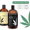 Hair Growth Shampoo and Conditioner Set for Thinning Hair and Hair Loss for Men and Women 17 oz - Hemp Oil, Biotin, Natural and Organic Ingredients - Hair Thickening and Volumizing view 3