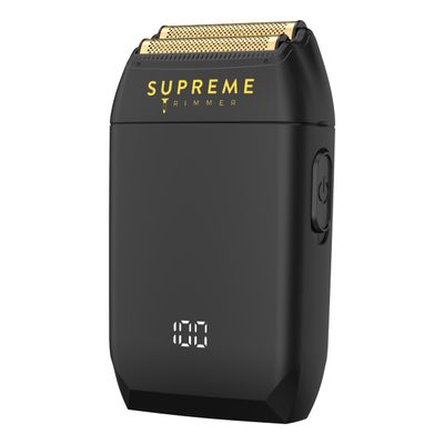 Supreme Trimmer Crunch STF602 Waterproof Double Foil Shaver for Men | 150 Min Runtime, Wet/Dry Cordless & Corded Electric Razor | Hypoallergenic Foils for Face, Head & Stubble