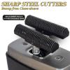 Supreme Trimmer Crunch STF602  Waterproof Double Foil Shaver for Men | 150 Min Runtime, Wet/Dry Cordless & Corded Electric Razor | Hypoallergenic Foils for Face, Head & Stubble view 4