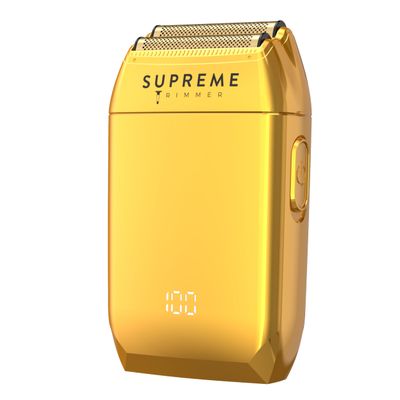 Supreme Trimmer Crunch STF602 Waterproof Double Foil Shaver for Men | 150 Min Runtime, Wet/Dry Cordless & Corded Electric Razor | Hypoallergenic Foils for Face, Head & Stubble