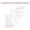 Vacuum Butt Lift Therapy Intake, Consent, and Aftercare Form | 75 Pack | 8.5x11" inch Paper Size Form | Eyelash Extension Supplies | Client Signature | Butt Lift Cupping | White and Pink Design view 2