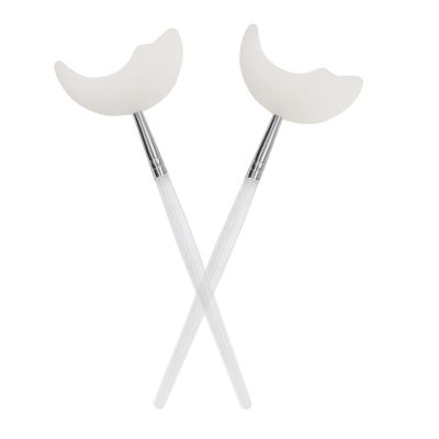 2 Pcs Mascara Guard Shields, Eyelash Eyeline Eyeshadow Shield Guard, Silicone Reusable Eye Makeup Tool, Upper/Lower Eye Guards to Prevent Makeup Residue