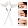 2 Pcs Mascara Guard Shields, Eyelash Eyeline Eyeshadow Shield Guard, Silicone Reusable Eye Makeup Tool, Upper/Lower Eye Guards to Prevent Makeup Residue view 3