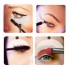 2 Pcs Mascara Guard Shields, Eyelash Eyeline Eyeshadow Shield Guard, Silicone Reusable Eye Makeup Tool, Upper/Lower Eye Guards to Prevent Makeup Residue view 4