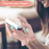 Donfri Cotton Moisturizing Gloves Overnight 2 Pairs Touchscreen Fingers for SPA Dry Hands Hand Care Day and Night Moisturizing (Small-Pink) view 4