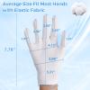 Donfri 2 Pairs White Moisturizing Gloves Overnight Cotton Gloves for SPA, Dry Hands Eczema, Hand Care, Day and Night HealingReusable view 4