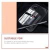 Beaupretty 3sets Transparent Makeup Mixing Plates with Spatulas Versatile Cosmetic and Nail Art Accessories for Blending Pigments and Foundation Mixing view 3