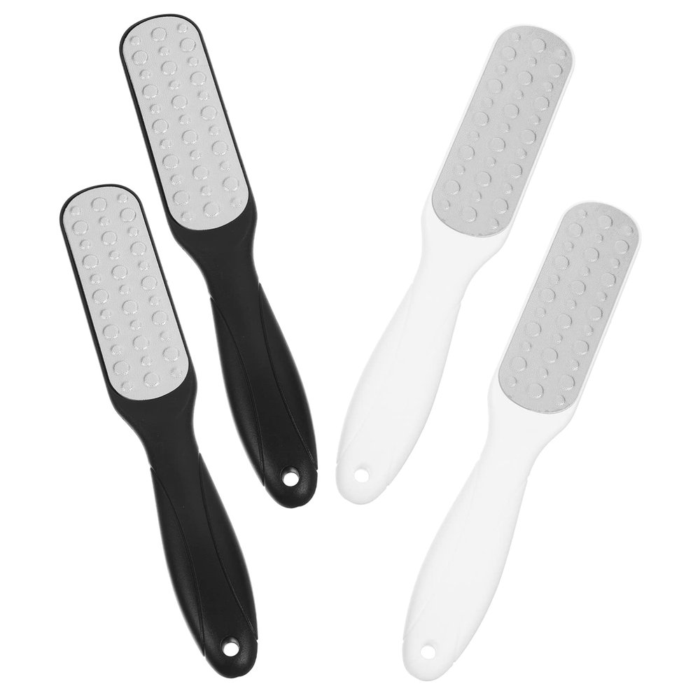 Beaupretty 4pcs Dual-Sided Foot File Tool for Home Salon Use Foot Remover Pedicure Exfoliating File Ergonomic Handle