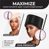 Hair Steamer for Natural Hair Home Use w/10-level Heats Up Quickly, Heat Cap for Deep Conditioning - Thermal Heat Cap for Black Hair, Great for Deep Conditioner (Black) view 3