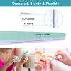 Diesisa 15pcs 1000/4000 Grit Nail Files for Natural Nails, Emery Boards for Natural Files, Double-Sided Nail Buffering Manicure Pedicure Nail Supplies Tools for Toenail Fingernail for Home & Salon view 4
