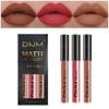AMY'S DIARY 3Pcs Matte Liquid Brown Lipstick Sets, Brown Lip Stain Long Lasting 24 Waterproof Lip Gloss Makeup Gift Set for Women Lippies(Set09) view 1