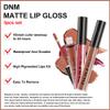 AMY'S DIARY 3Pcs Matte Liquid Brown Lipstick Sets, Brown Lip Stain Long Lasting 24 Waterproof Lip Gloss Makeup Gift Set for Women Lippies(Set09) view 2