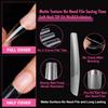 UNA GELLA Full Square Gel Fake Nails Pre-file 120pcs Press On Nails XXL No C Curve Extra Long Nail Tips Clear Long Flat Nail Tips Tapered Square Soft Gel Tips view 4
