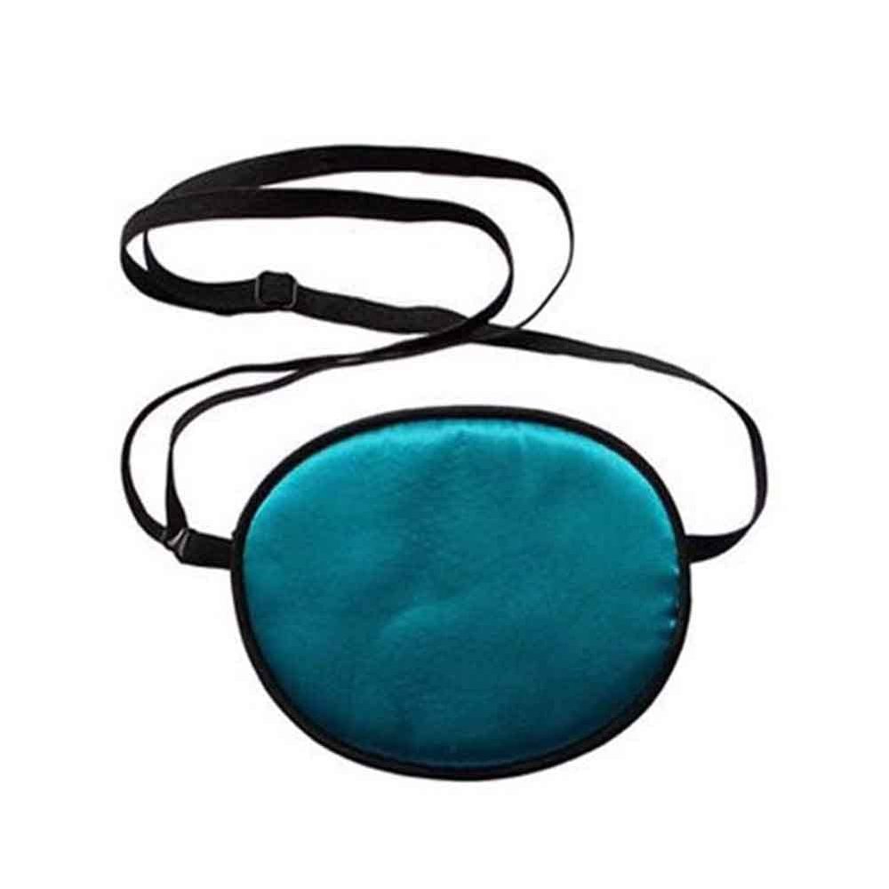 2 PCS Kid's Size Adjustable Buckle Silk Eye Patch Soft and Comfortable Eyepatch Single Eye Mask for Children Amblyopia Lazy Eye