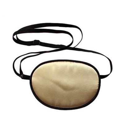 2 PCS Kid's Size Adjustable Buckle Silk Eye Patch Soft and Comfortable Eyepatch Single Eye Mask for Children Amblyopia Lazy Eye