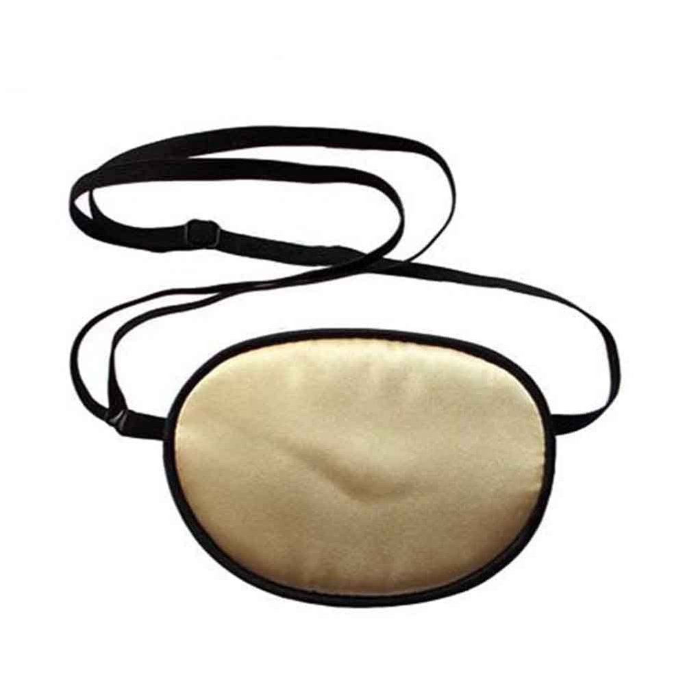 2 PCS Kid's Size Adjustable Buckle Silk Eye Patch Soft and Comfortable Eyepatch Single Eye Mask for Children Amblyopia Lazy Eye