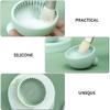 FOMIYES Makeup Brush Cleaning Pad Silicone Tool for Brush Care Mat for Eyeshadow Random view 3