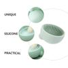 FOMIYES Makeup Brush Cleaning Pad Silicone Tool for Brush Care Mat for Eyeshadow Random view 4