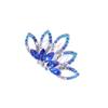 Beaupretty 1pc Colorful Rhinestone Crown Hair Comb for Weddings Bridal Parties and Special Occasions Elegant Handmade Headpiece for Women - view 1