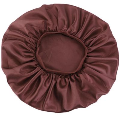 Vepoty Satin Bonnet Silk Sleep Cap 2pcs Head Wrap Night Hat with Elastic Band Sleeping Head Cover for Hair Care Women Men