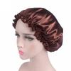 Vepoty Satin Bonnet Silk Sleep Cap 2pcs Head Wrap Night Hat with Elastic Band Sleeping Head Cover for Hair Care Women Men view 3