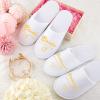 Hercicy Wedding Bridesmaid Slippers Set of 7 Bride Disposable Hotel Bridal Shower Spa Slippers for Gifts Party Decoration view 4