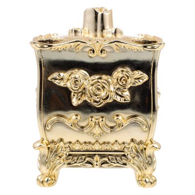 FOMIYES Floral Embossed Cotton Pad Box Makeup Sponge Storage Case Jewelry Box for Girls Small