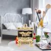 FOMIYES Floral Embossed Cotton Pad Box Makeup Sponge Storage Case Jewelry Box for Girls Small view 2