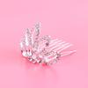 Beaupretty 1pc Colorful Rhinestone Hair Comb for Weddings Bridal Events and Special Occasions Elegant Headwear Accessory for Women and Girls Handmade Bridal Headdress Unique Beauty view 2
