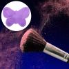 Brush Cleaning Mat 1pc Beauty Brush Cleaning Pad Makeup Tool Butterflies Shape Mat for Women and Girls Cosmetic view 3