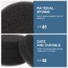 Beavorty 15 Pcs Makeup Brush Cleaner Sponges Compact Dry Sponge Cleaner for Eye Shadow and Makeup Brushes Travel Size 3.14X3.14X1.18 Inches view 4