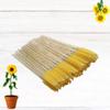 Beavorty 100pcs Disposable Eyelash Brush Applicator Crystal Rod Yellow Makeup Tool for Eyelash Separation and Mascara Application for Salon and Home Use view 2
