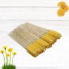 Beavorty 100pcs Disposable Eyelash Brush Applicator Crystal Rod Yellow Makeup Tool for Eyelash Separation and Mascara Application for Salon and Home Use view 3